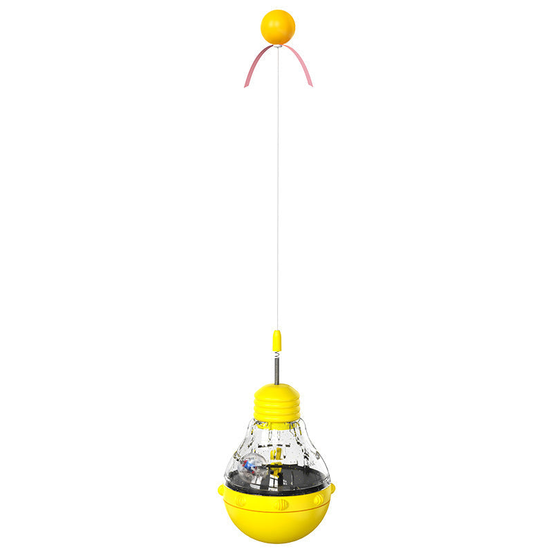 KFX-5539005 Leaky Bear & Bulb Tumbler Educational Toys for Dogs and Cats - Multiple Colors Available