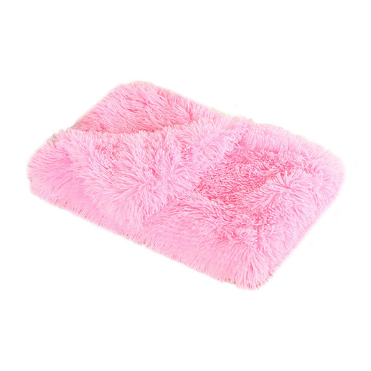 KFX-5539645 Warm Double Plush Cat Blanket – Winter Pet Cushion in Various Sizes