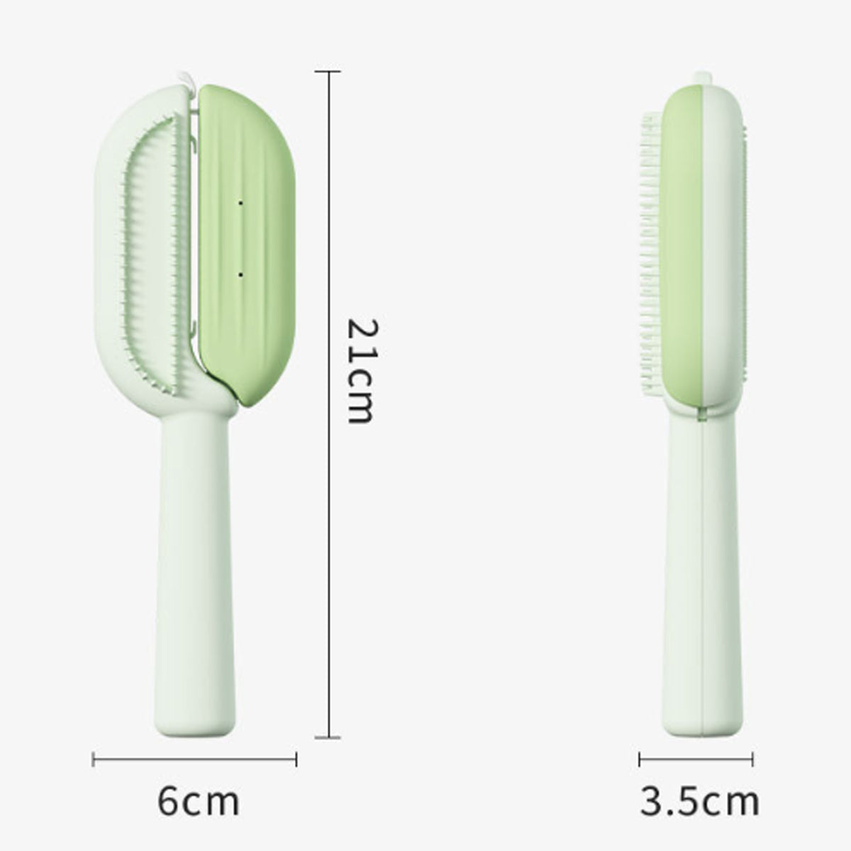 KFX-5540285 Pet Grooming Comb with Water Tank for Cats and Dogs - Gentle Knot Remover and Hair Collector