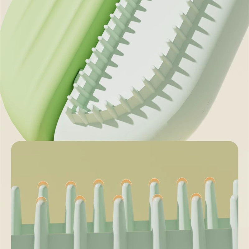 KFX-5540285 Pet Grooming Comb with Water Tank for Cats and Dogs - Gentle Knot Remover and Hair Collector