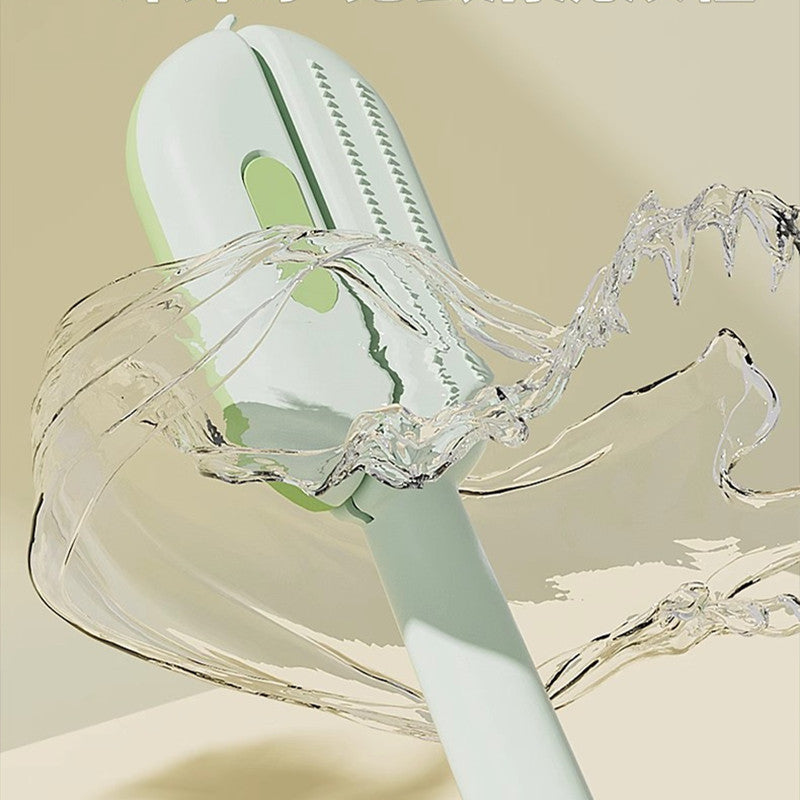 KFX-5540285 Pet Grooming Comb with Water Tank for Cats and Dogs - Gentle Knot Remover and Hair Collector