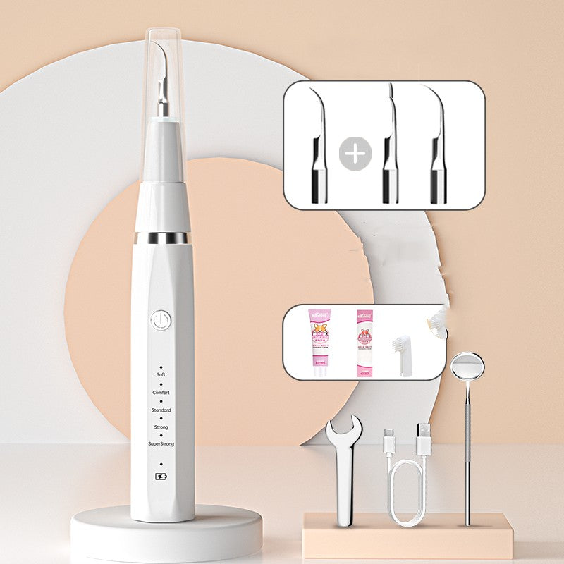KFX-5540669 Ultrasonic Tooth Cleaning Instrument for Dogs with LED Lights and 5 Cleaning Modes