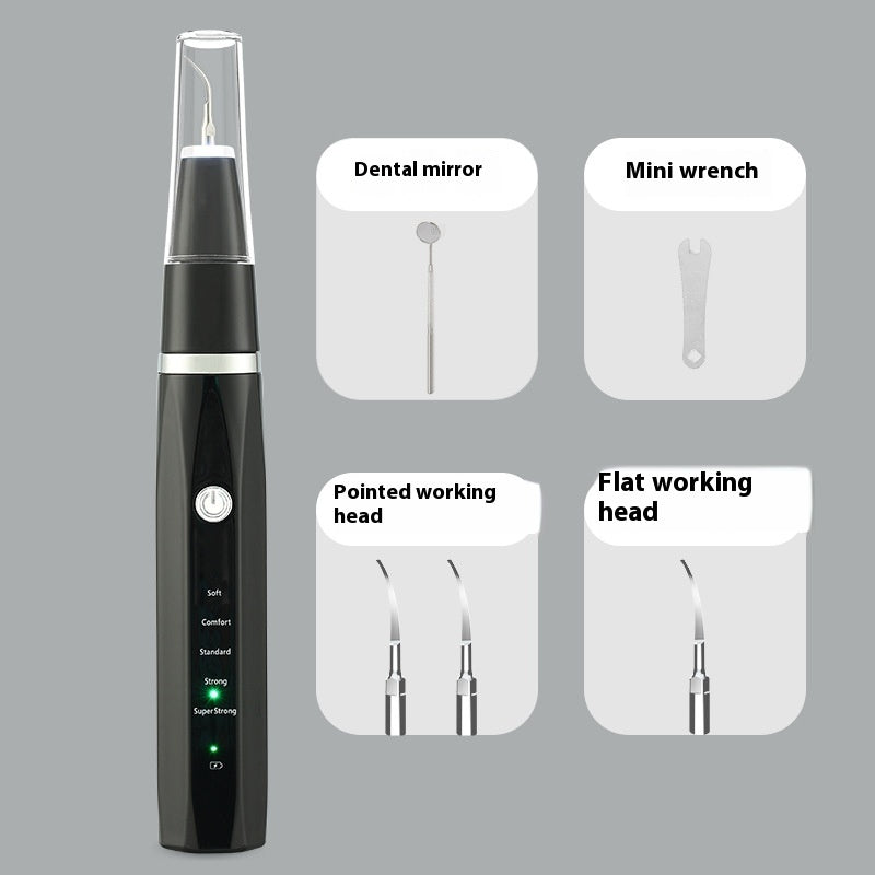 KFX-5540669 Ultrasonic Tooth Cleaning Instrument for Dogs with LED Lights and 5 Cleaning Modes