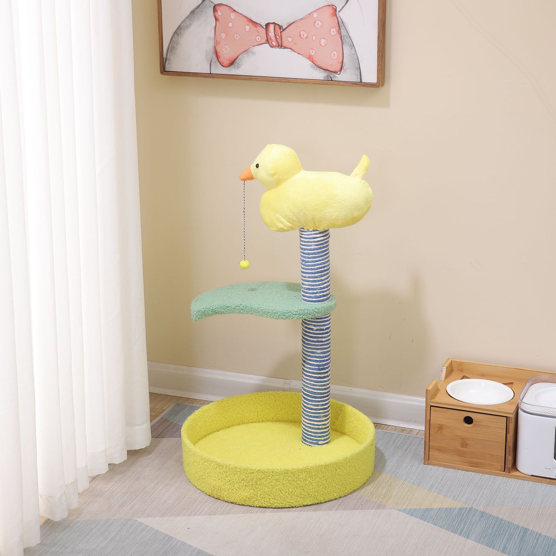 KFX-5542077 Wear-Resistant Cat Climbing Frame with Various Designs for Play and Comfort