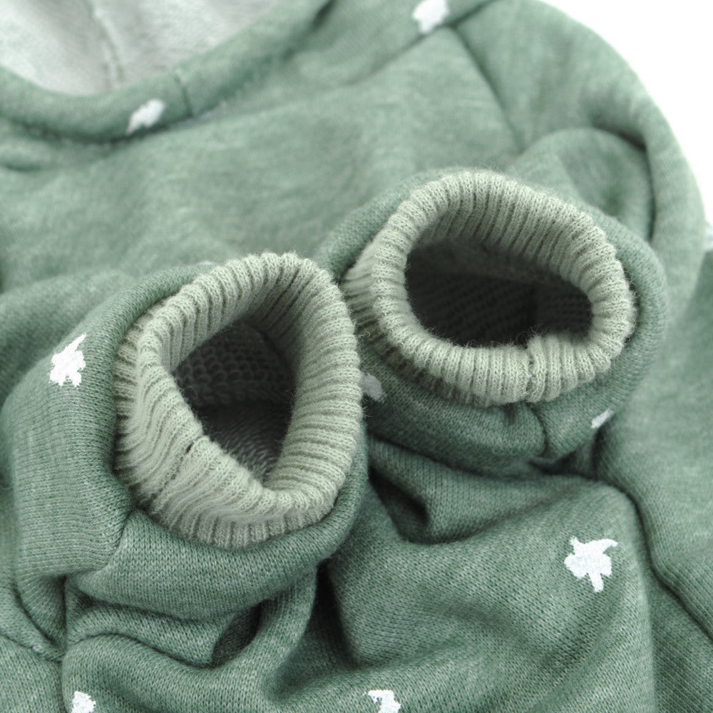 KFX-5542973 Cozy Pet Sweater for Dogs in Brown and Copper Green - Multiple Sizes Available