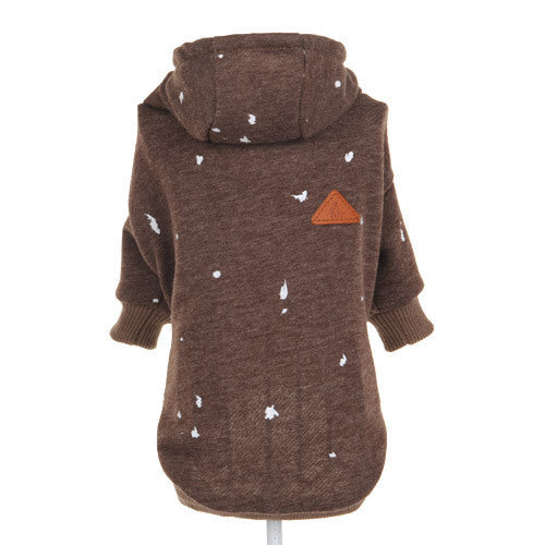 KFX-5542973 Cozy Pet Sweater for Dogs in Brown and Copper Green - Multiple Sizes Available