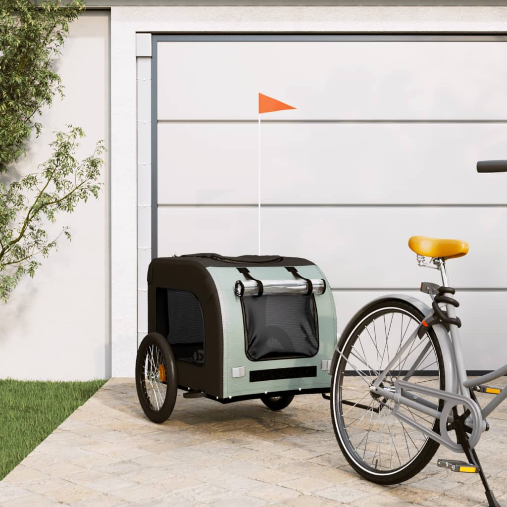 KFX-5544253 Dog Bicycle Trailer, Oxford Fabric & Iron Frame, Comfortable Pet Transport, Multiple Dimensions Available