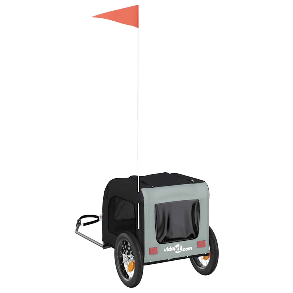 KFX-5544253 Dog Bicycle Trailer, Oxford Fabric & Iron Frame, Comfortable Pet Transport, Multiple Dimensions Available