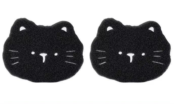 KFX-5544381 Reusable Bear Shape Cleaning Sponge Balls for Laundry & Pet Hair Remover - 2 Pack
