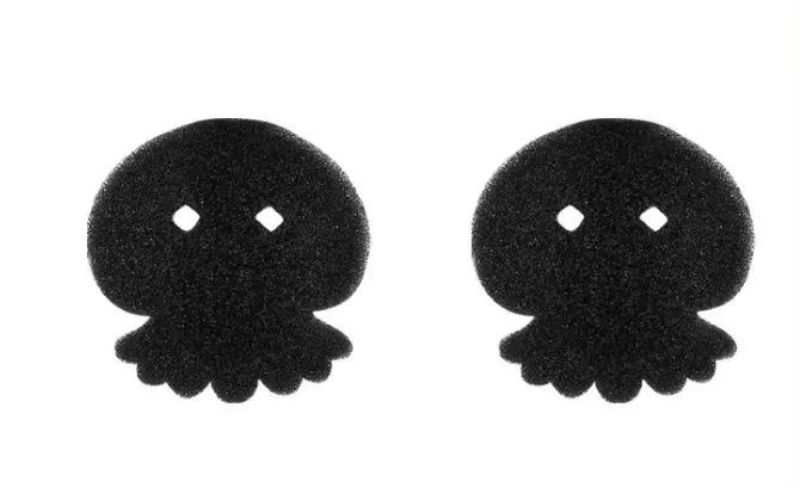 KFX-5544381 Reusable Bear Shape Cleaning Sponge Balls for Laundry & Pet Hair Remover - 2 Pack