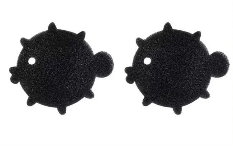 KFX-5544381 Reusable Bear Shape Cleaning Sponge Balls for Laundry & Pet Hair Remover - 2 Pack