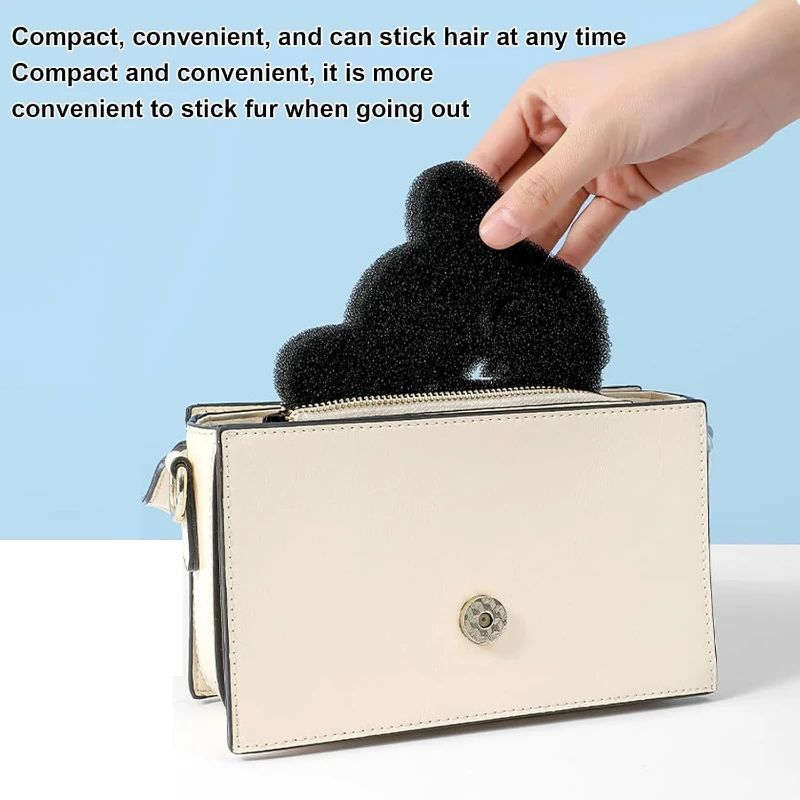 KFX-5544381 Reusable Bear Shape Cleaning Sponge Balls for Laundry & Pet Hair Remover - 2 Pack