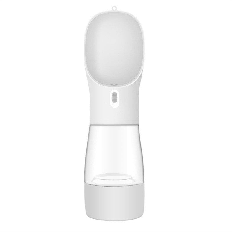 KFX-5544637 Portable Dog Water Bottle and Bowl with High-Temperature Resistant Plastic, 458ml Capacity, Easy to Clean and Use, Available in Four Colors