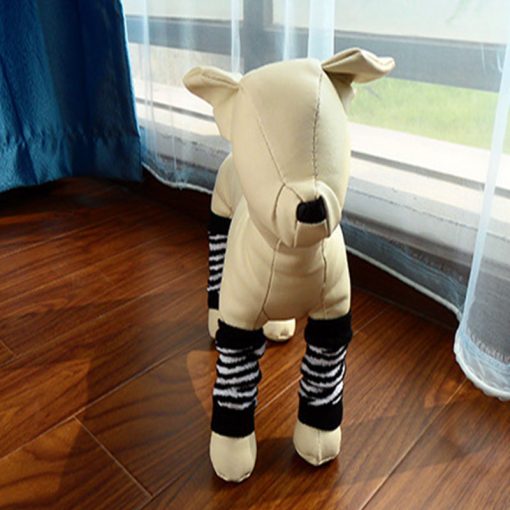 KFX-5545405 Pet Dog Knee Pads and Anti-Slip Socks for Dirt Protection – Cotton, Sizes S-XXL
