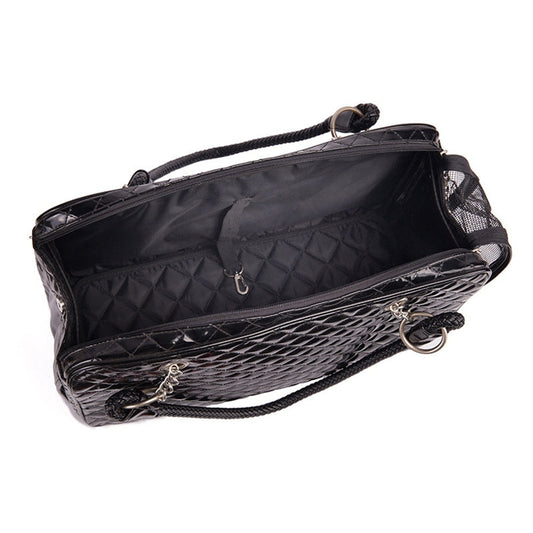 KFX-5550781 Pet Travel Bag for Teddy Pets - Portable PVC Design
