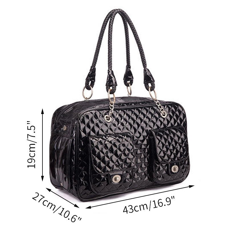 KFX-5550781 Pet Travel Bag for Teddy Pets - Portable PVC Design