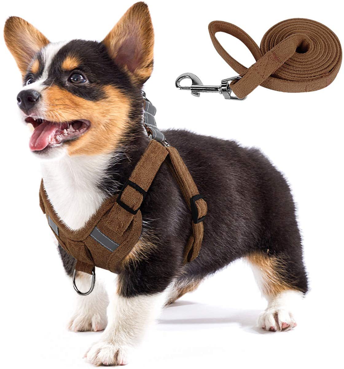 KFX-5553597 Reflective Comfort Dog Harness with Adjustable Strap and Safety Flashing Modes