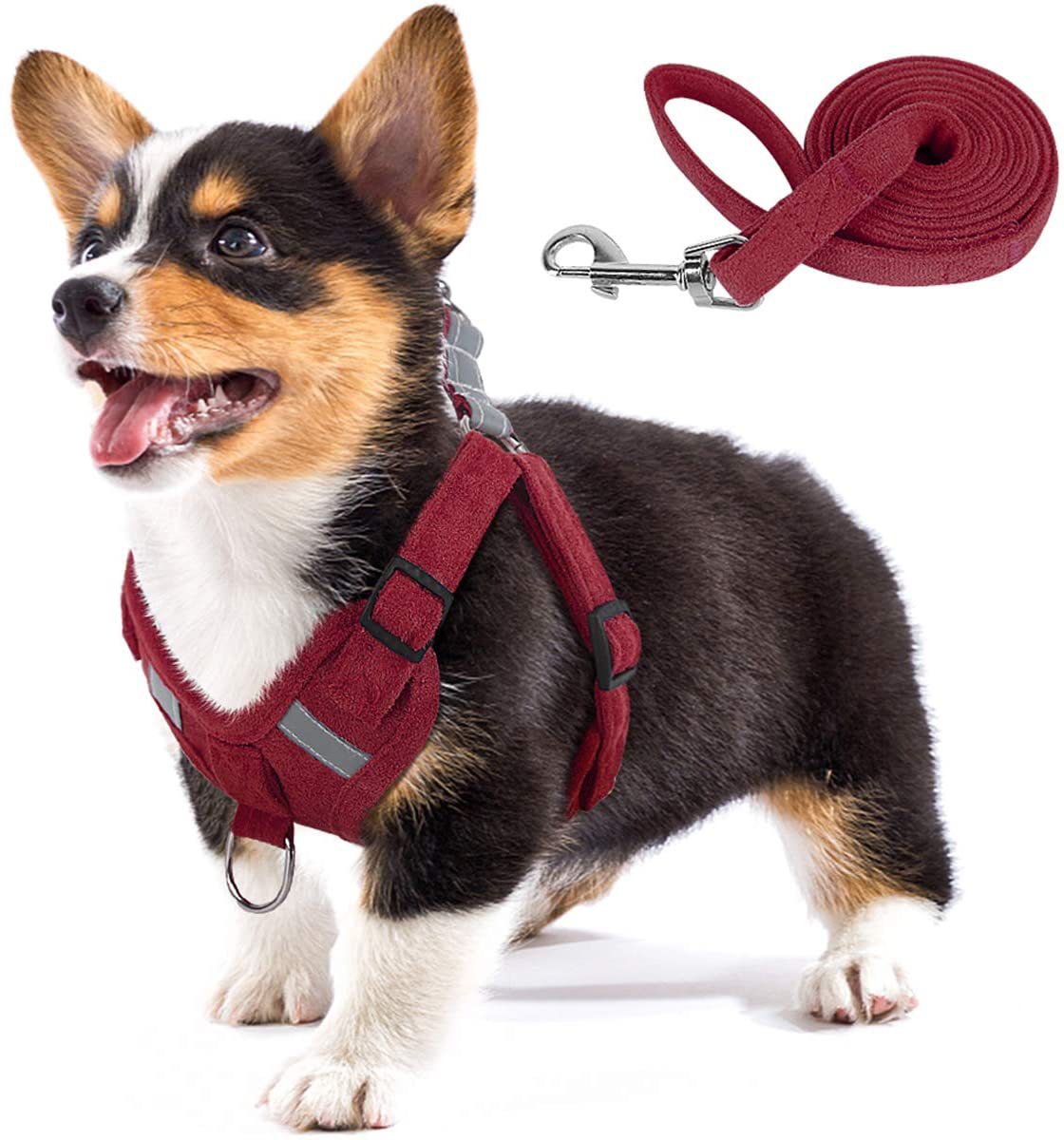 KFX-5553597 Reflective Comfort Dog Harness with Adjustable Strap and Safety Flashing Modes