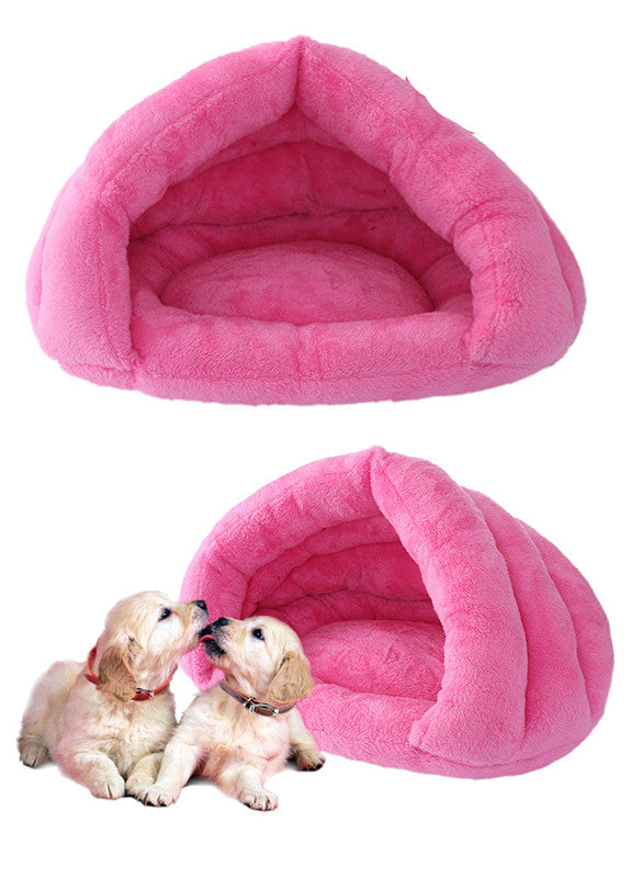 KFX-5554365 Cozy Arctic Plush Pet Sleeping Bag with eco-friendly PP Cotton Filling - Available in Multiple Colors
