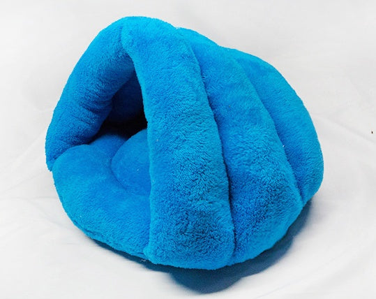 KFX-5554365 Cozy Arctic Plush Pet Sleeping Bag with eco-friendly PP Cotton Filling - Available in Multiple Colors