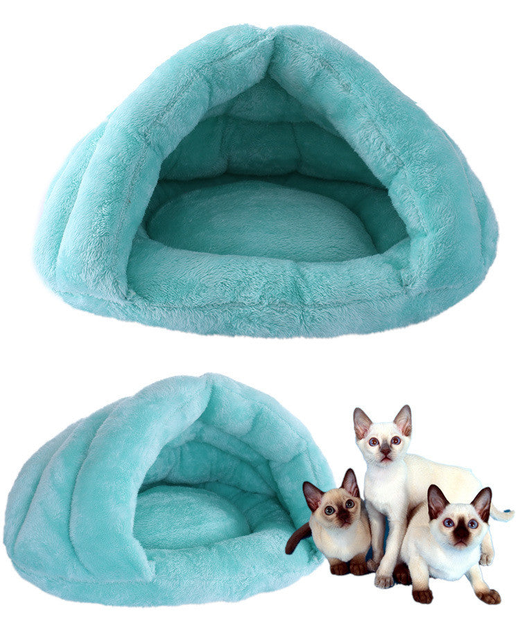 KFX-5554365 Cozy Arctic Plush Pet Sleeping Bag with eco-friendly PP Cotton Filling - Available in Multiple Colors