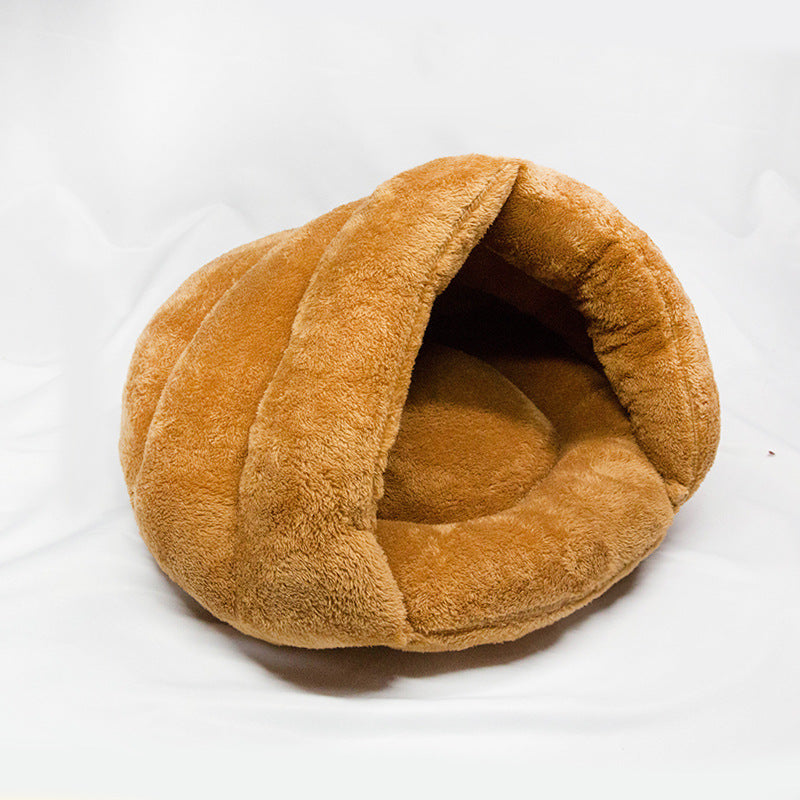 KFX-5554365 Cozy Arctic Plush Pet Sleeping Bag with eco-friendly PP Cotton Filling - Available in Multiple Colors