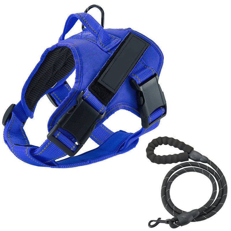 KFX-5559357 Adjustable Dog Vest Harness with Reflective Straps for Small to Large Breeds