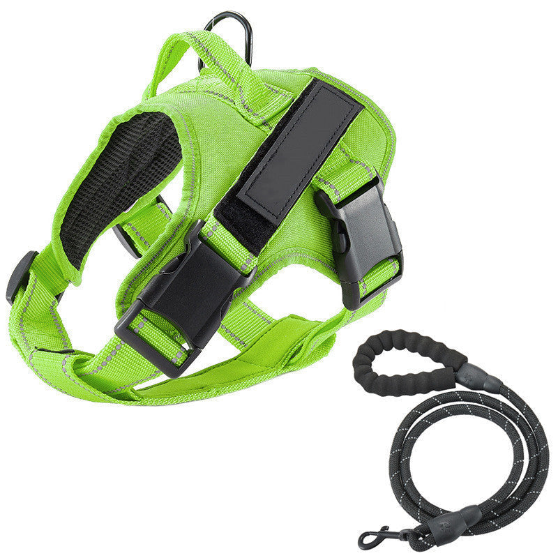 KFX-5559357 Adjustable Dog Vest Harness with Reflective Straps for Small to Large Breeds