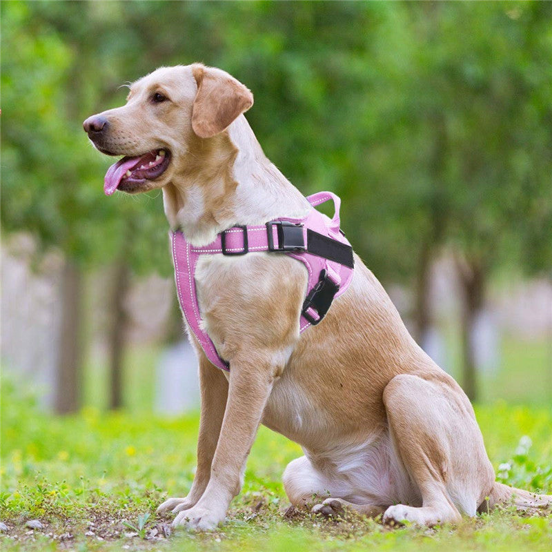 KFX-5559357 Adjustable Dog Vest Harness with Reflective Straps for Small to Large Breeds