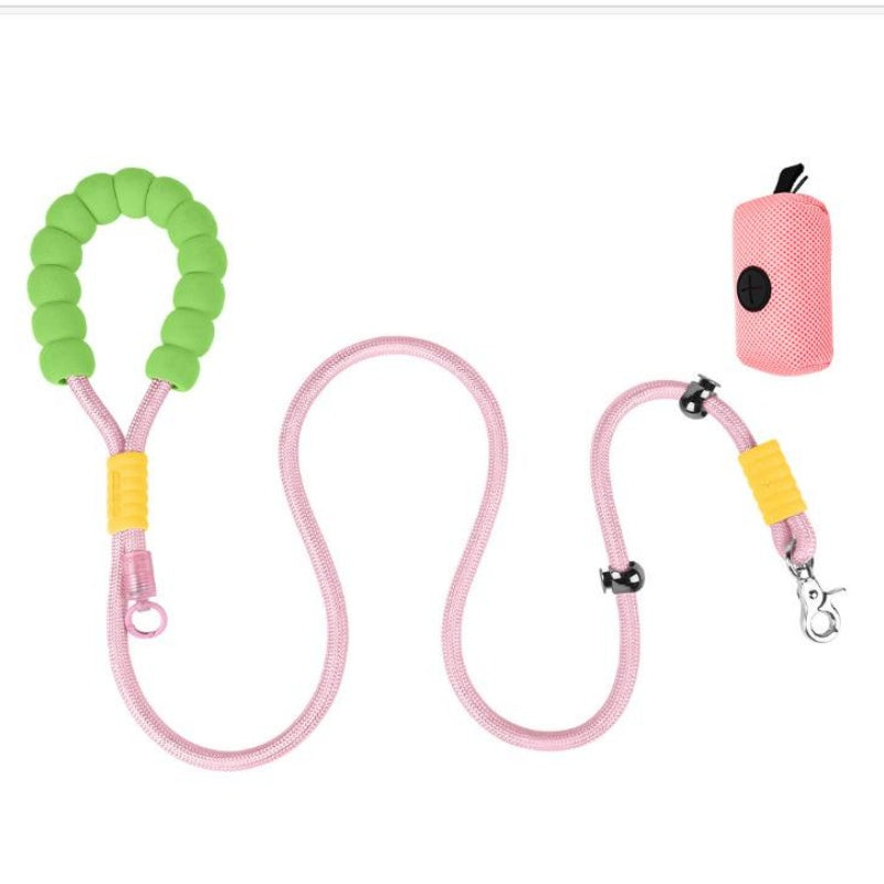 KFX-5559869 Durable Explosion-Proof Dog Leash for Small and Medium Dogs - Ideal for Corgis, Border Collies, Shiba Inus