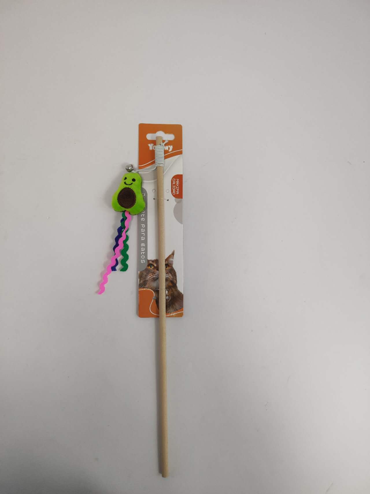 KFX-5560893 Cat Teaser Wand with Fruit-Themed Attachments