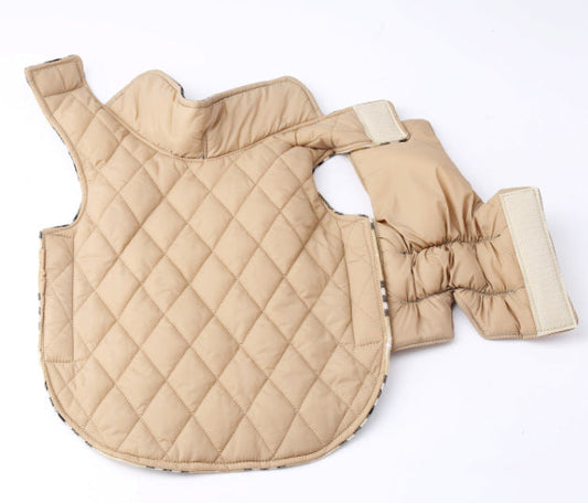 KFX-5564477 Waterproof Tartan Dog Jacket - Outdoor Coat for All Sizes