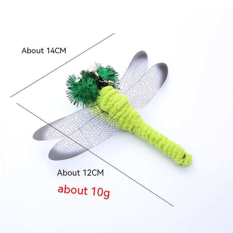 KFX-5566653 Colorful Cat Teaser Feather Replacement Heads for Engaging Pet Play