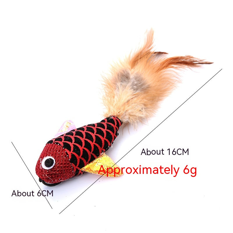 KFX-5566653 Colorful Cat Teaser Feather Replacement Heads for Engaging Pet Play