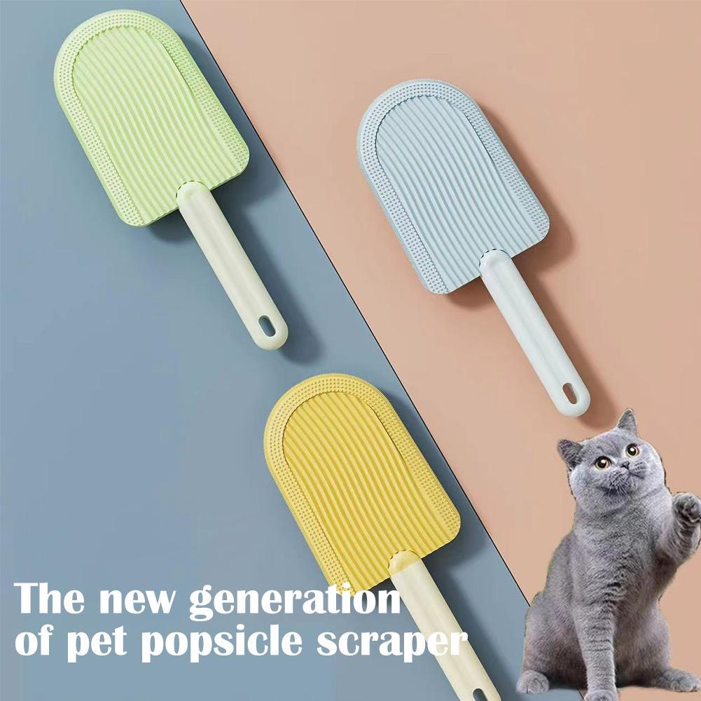 KFX-5567293 Soft and Washable Pet Grooming Brush for Cats and Dogs, Multi-Purpose Hair Removal Tool
