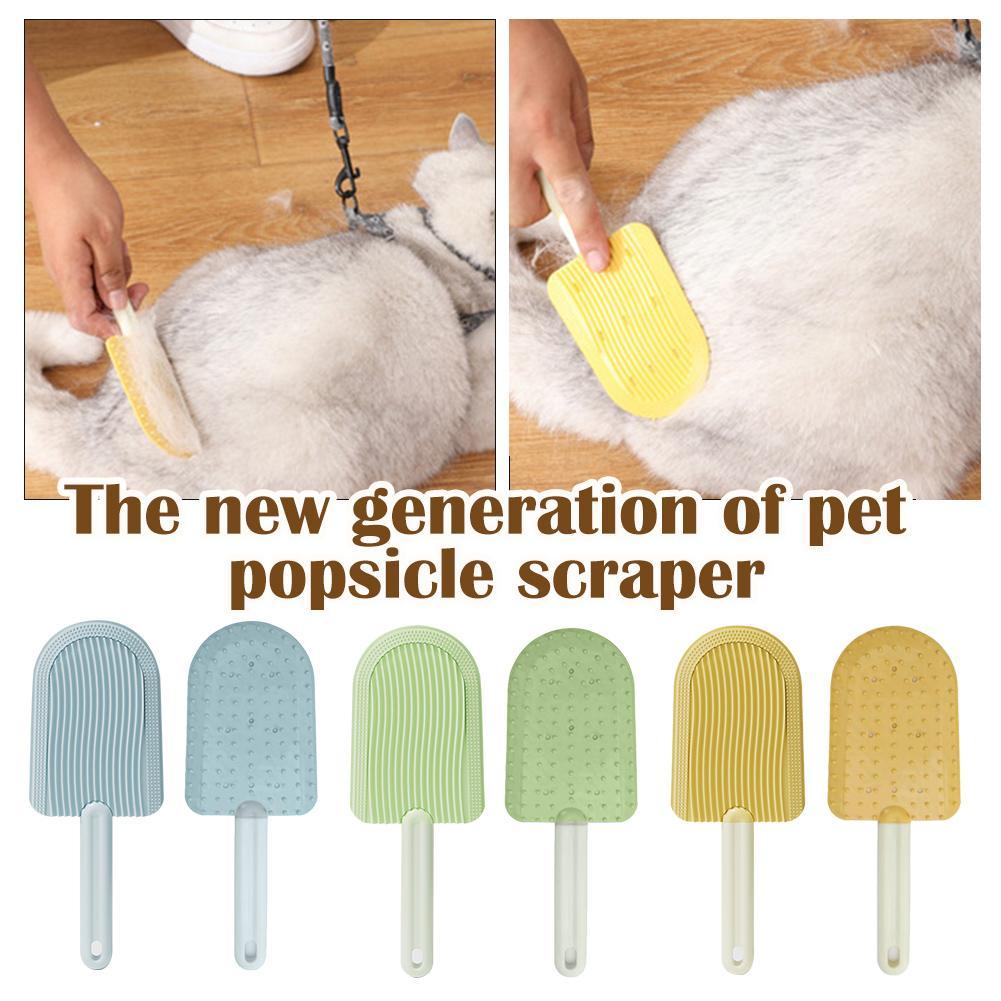KFX-5567293 Soft and Washable Pet Grooming Brush for Cats and Dogs, Multi-Purpose Hair Removal Tool