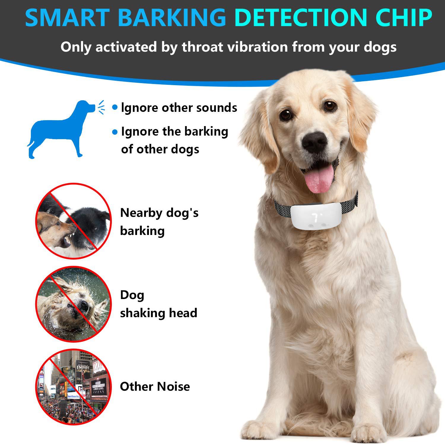 KFX-5569085 Stop Barking Device for Dogs - Black and White ABS Material Trainer