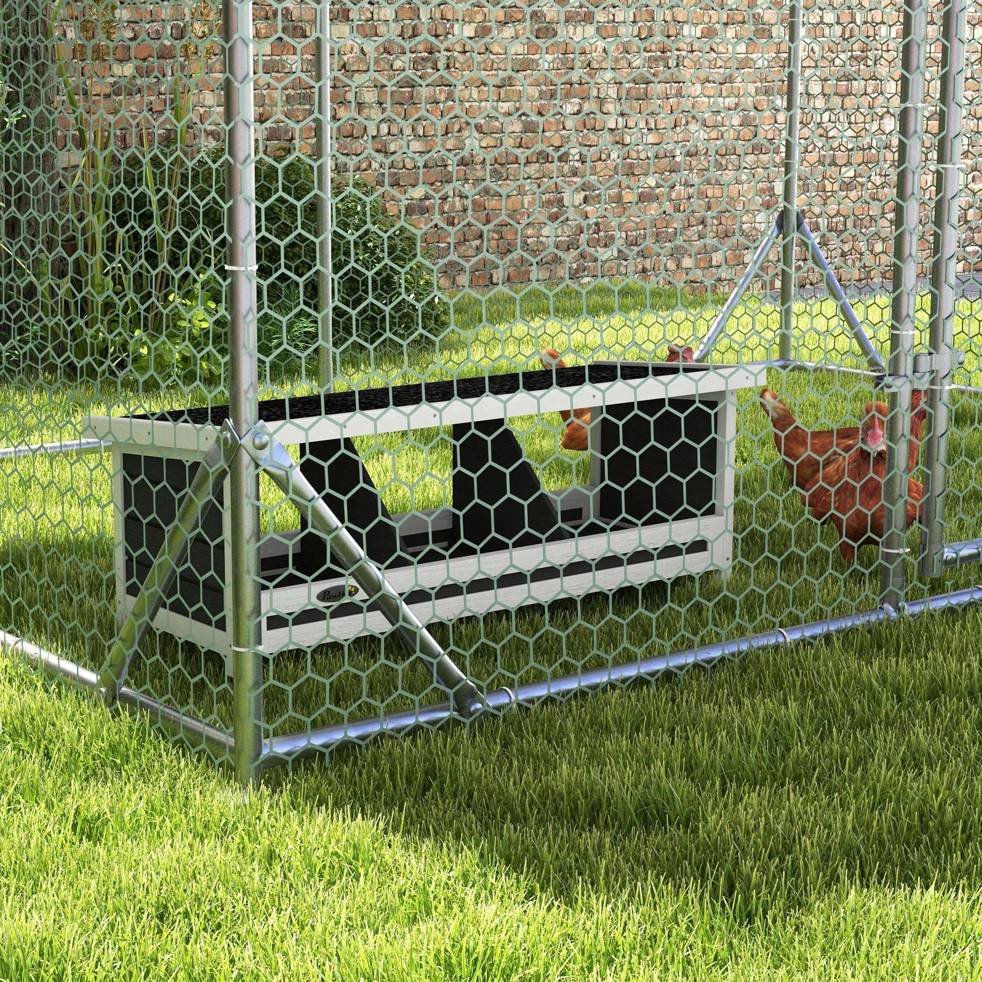 KFX-5569469 Spacious Nesting Boxes for Chickens – Accommodates Up to 3 Hens with Weather-Resistant Design