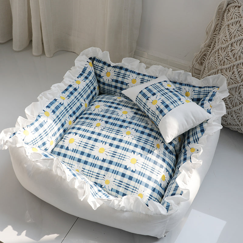 KFX-5569853 Super Comfy Dog Bed Sofa - Removable Washable Mat for Small and Medium Pets