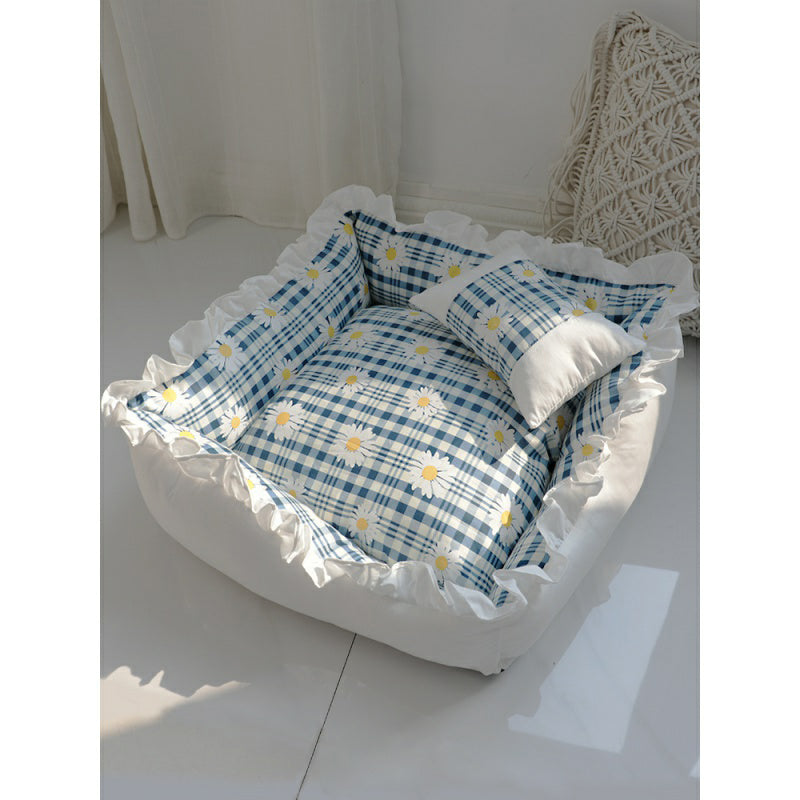 KFX-5569853 Super Comfy Dog Bed Sofa - Removable Washable Mat for Small and Medium Pets