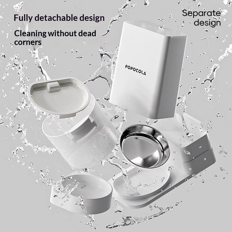 KFX-5571773 Wireless Thermostatic Cat Water Dispenser with Dual Drinking Functionality and Filter System