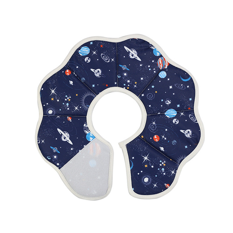 KFX-5573053 Soft Cat Recovery Cone Collar for Post-Surgery Comfort | Adjustable Neck Protector for Small and Medium Cats