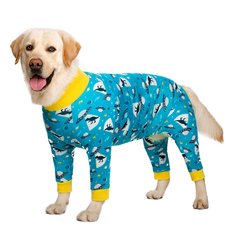 KFX-5575741 Casual Cotton Clothing for Medium and Large Dogs – Fully Printed Designs in Various Sizes