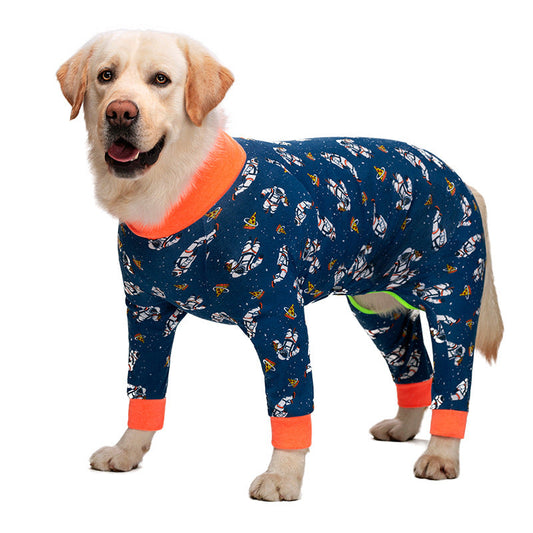 KFX-5575741 Casual Cotton Clothing for Medium and Large Dogs – Fully Printed Designs in Various Sizes