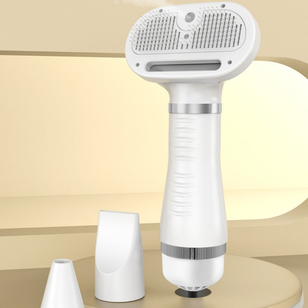 KFX-5577149 Pet Air Dryer with Integrated Hot Spray and One-Click Hair Removal - Multiple Color Options