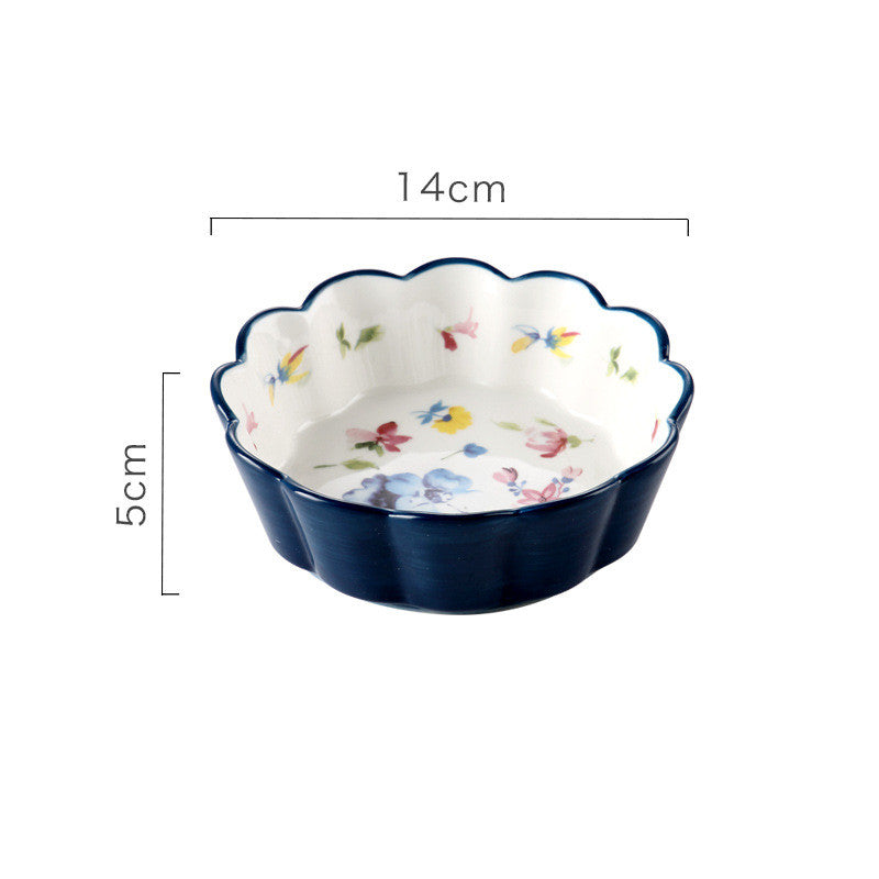KFX-5577533 Ceramic Pet Bowl with Bamboo Wood Tray - 450ml Capacity for Cats and Dogs
