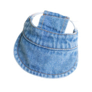 KFX-5581885 Stylish Removable Denim Pet Suspender Skirt with Matching Hat for Dogs