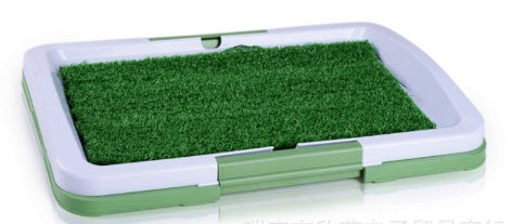 KFX-5582781 Indoor Dog Potty Training Mat with Simulation Grass - 3 Layers with Odor Resistance