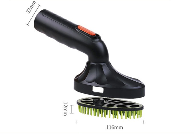 KFX-5582909 Pet Hair Removal Brush Attachment for Vacuum Cleaners - Long Handle, 32mm Diameter