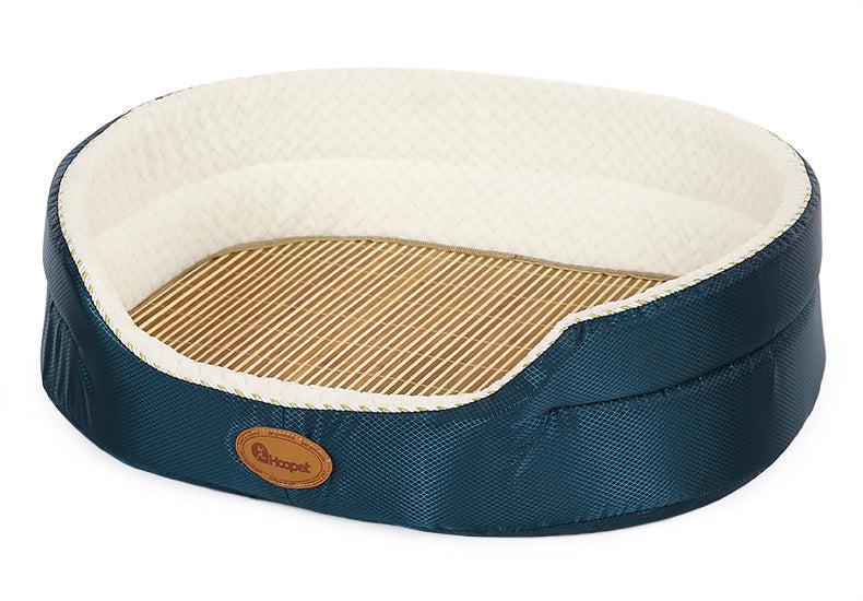 KFX-5587133 Large Navy Blue Removable and Washable Summer Dog Sofa Pet Bed for Small to Extra Large Dogs